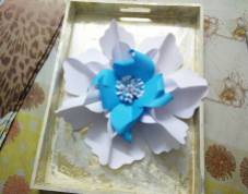 Paper flower craft. Gaint paper flower.
